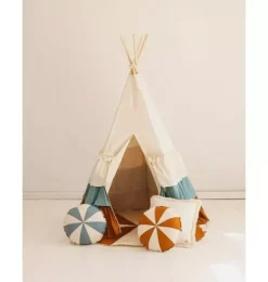Janie and Jack Bedroom Furniture-&ldquo;&rdquo; Teepee Tent with Frills circus
