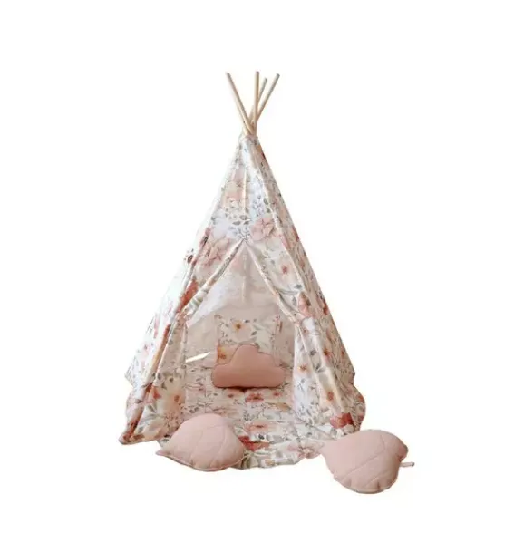 Janie and Jack Playroom|Bedroom Furniture-“” Teepee Tent flower power