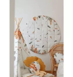 Janie and Jack Rugs-&ldquo;&rdquo; Round Cotton Mat forest friends