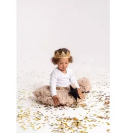 Janie and Jack Dress Up-&ldquo;&rdquo; Fairy-tale Crown gold sequins