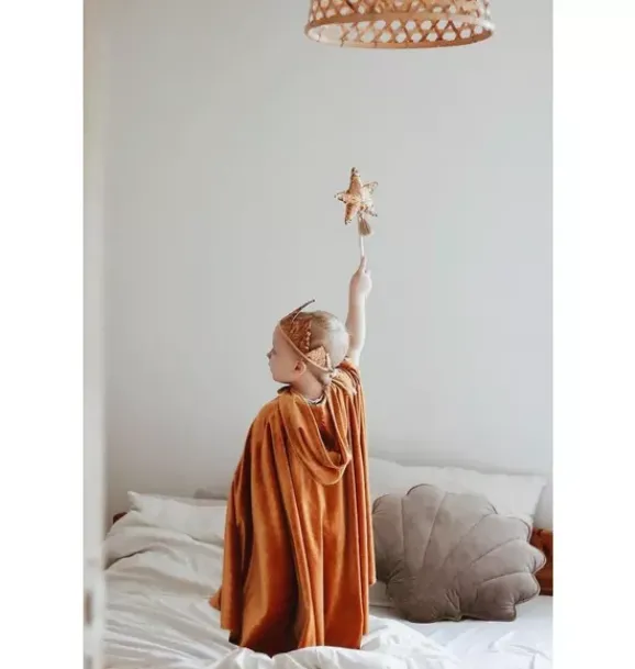 Janie and Jack Dress Up-“” Magic Wand gold sequins
