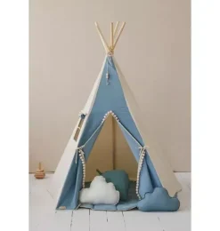 Janie and Jack Bedroom Furniture|Playroom-&ldquo;&rdquo; Teepee Tent with Pompoms jeans