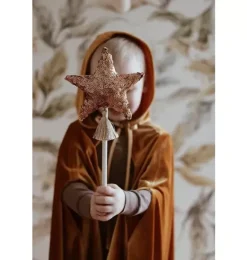 Janie and Jack Kids Accessories|Dress Up-“Little Riding Hood” Magic Cape gold
