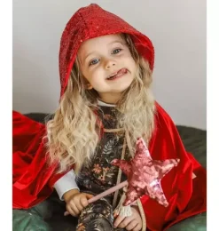 Janie and Jack Kids Accessories|Dress Up-“Little Riding Hood” Magic Cape red