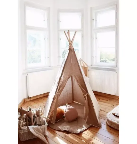 Janie and Jack Playroom|Bedroom Furniture-“” Teepee Tent natural linen