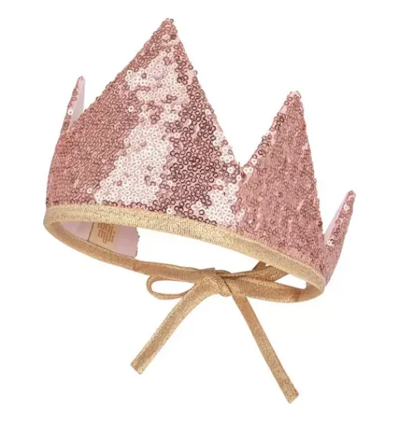 Janie and Jack Dress Up|Kids Accessories-“” Crown pink sequins