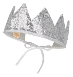 Janie and Jack Kids Accessories|Dress Up-&ldquo;&rdquo; Fairy-tale Crown silver sequins