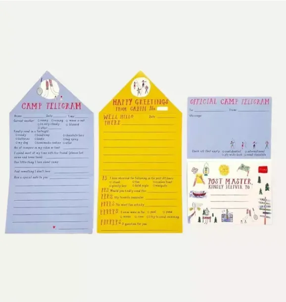 Janie and Jack Stationery-Letters From Camp Stationery Kit multi