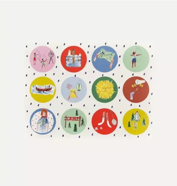 Janie and Jack Stationery-Letters From Camp Stationery Kit multi
