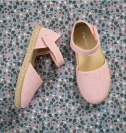 Janie and Jack Kids Shoes|Shoes-Linen Classic Espadrille Pink
