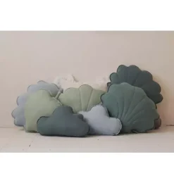 Janie and Jack Decorative Pillows And Throws|Seasonal Décor-Linen “” Cloud Pillow eye of the sea