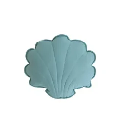 Janie and Jack Seasonal Décor|Decorative Pillows And Throws-Linen &ldquo;&rdquo; Shell Pillow eye of the sea