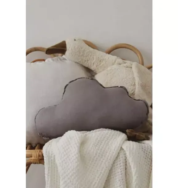 Janie and Jack Decorative Pillows And Throws|Seasonal Décor-Linen “” Cloud Pillow grey