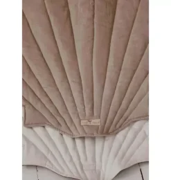 Janie and Jack Rugs-Linen &ldquo;&rdquo; Shell Mat powder pink