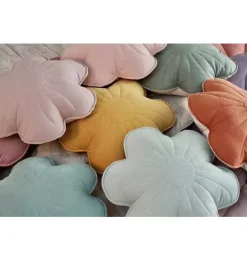 Janie and Jack Decorative Pillows And Throws|Seasonal Décor-Linen "" Flower Pillow light pink lily