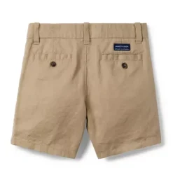 Janie and Jack Shorts-Linen-Cotton Short jack khaki