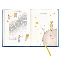 Janie and Jack Books-LITTLE PRINCE  LEATHER EDITION blue