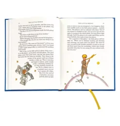 Janie and Jack Books-LITTLE PRINCE  LEATHER EDITION blue
