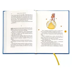 Janie and Jack Books-LITTLE PRINCE  LEATHER EDITION blue