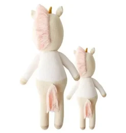 Janie and Jack Stuffed Animals-Little Zara the unicorn light beige