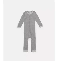 Janie and Jack Baby Clothing-Long Sleeve Jumpsuit No Footie - Hug Me heather grey