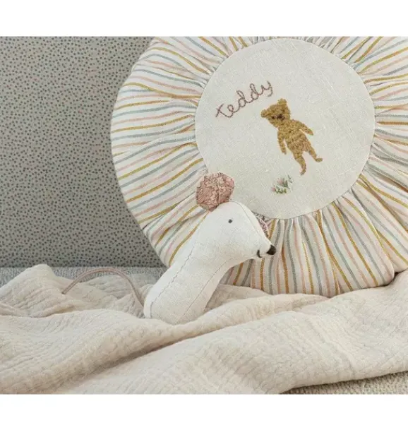 Janie and Jack Baby Accessories-Lullaby Friend Rattles, Mouse - natural