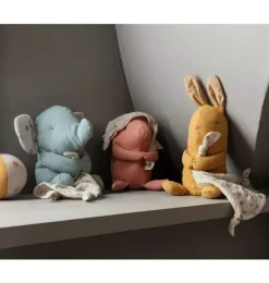 Janie and Jack Baby Accessories-Lullaby Friends - Pig pink
