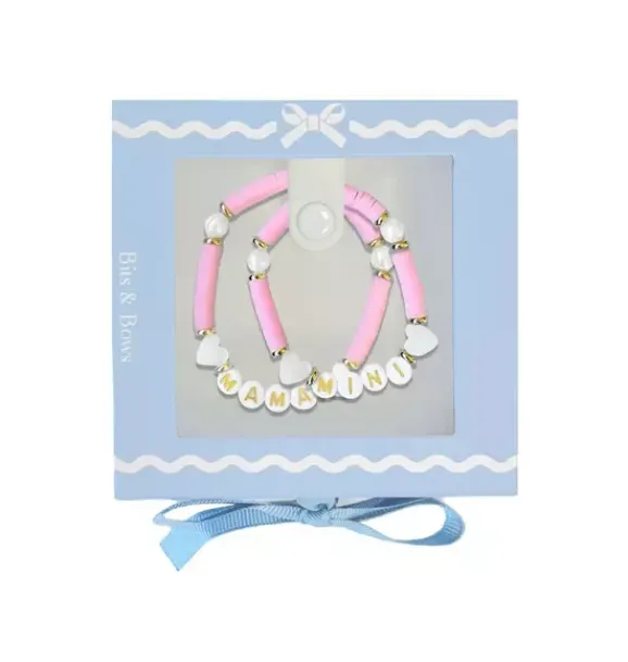 Janie and Jack Jewelry|Kids Accessories-Mama & Mini Bracelet Gift Set pink