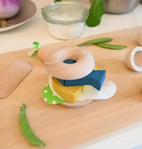 Janie and Jack Development Toys-Mamagoto Bagel Picnic Play Set multi