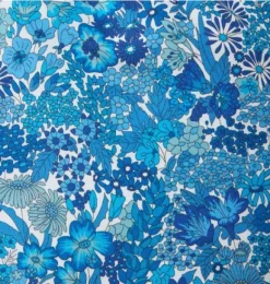 Janie and Jack Swim Trunks|Swim Outfits-Margaret Annie Recycled Swim Trunk Made With Liberty Fabric blue margaret annie floral