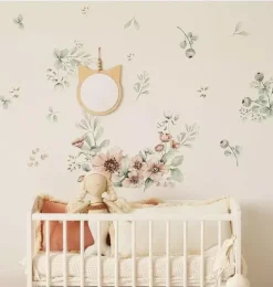 Janie and Jack Wallpaper-Meadow Flowers Pastel Wall Decal Set multi