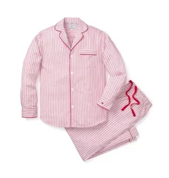 Janie and Jack Adult Pajamas|Petite Plume-Men's Pajama Set in antique red ticking