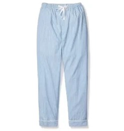 Janie and Jack Adult Pajamas|Petite Plume-Men's Twill Pajama Pants in french blue seersucker