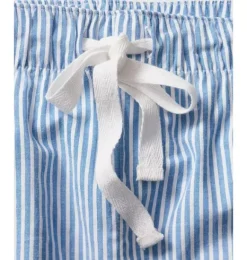 Janie and Jack Adult Pajamas|Petite Plume-Men's Twill Pajama Pants in french blue seersucker