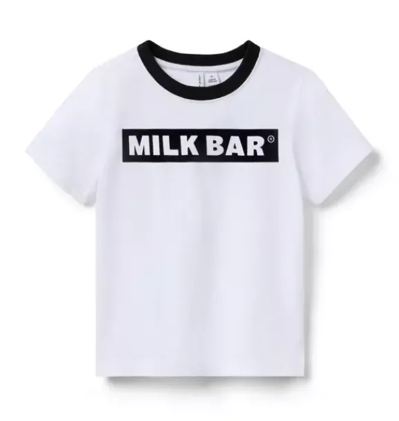 Janie and Jack Tees-Milk Bar x Tee white