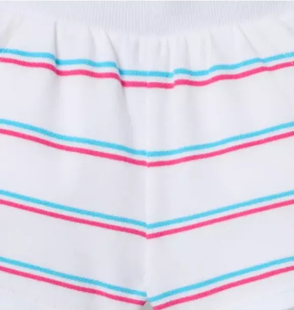 Janie and Jack Skirts & Shorts-Milk Bar x Striped Short white stripe