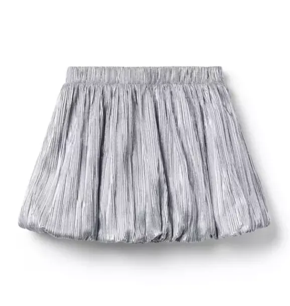 Janie and Jack Skirts & Shorts-Milk Bar x Pleated Skirt silver icing