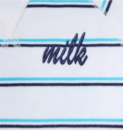 Janie and Jack Sweaters & Sweatshirts-Milk Bar x Striped Sweatshirt white stripe