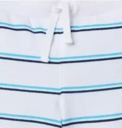 Janie and Jack Shorts-Milk Bar x Striped Short white stripe