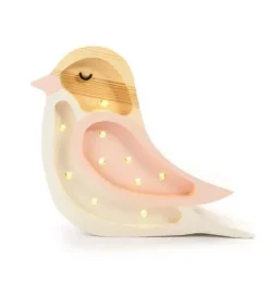 Janie and Jack Lighting-Mini Bird Lamp strawberry/cream