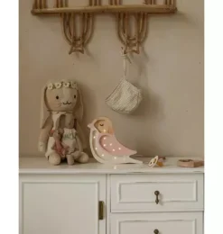 Janie and Jack Lighting-Mini Bird Lamp strawberry/cream