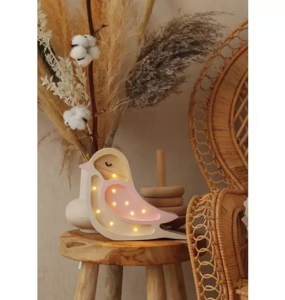 Janie and Jack Lighting-Mini Bird Lamp strawberry/cream