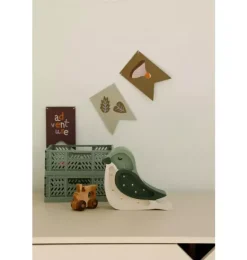 Janie and Jack Lighting-Mini Bird Lamp pistachio cream