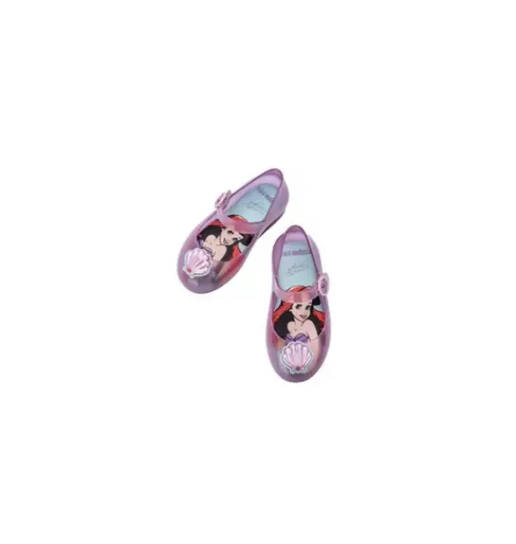 Janie and Jack Shoes-Mini Melissa Disney Ariel Flat pink