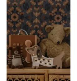 Janie and Jack Lighting-Mini Puppy Lamp chocolate heart