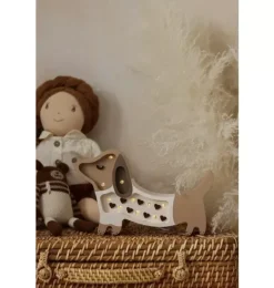 Janie and Jack Lighting-Mini Puppy Lamp chocolate heart