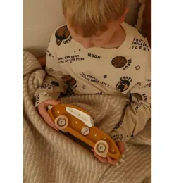 Janie and Jack Lighting-Mini Race Car Lamp mustard