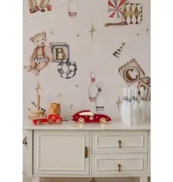 Janie and Jack Lighting-Mini Race Car Lamp retro red
