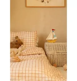 Janie and Jack Lighting-Mini Sailboat Lamp mustard