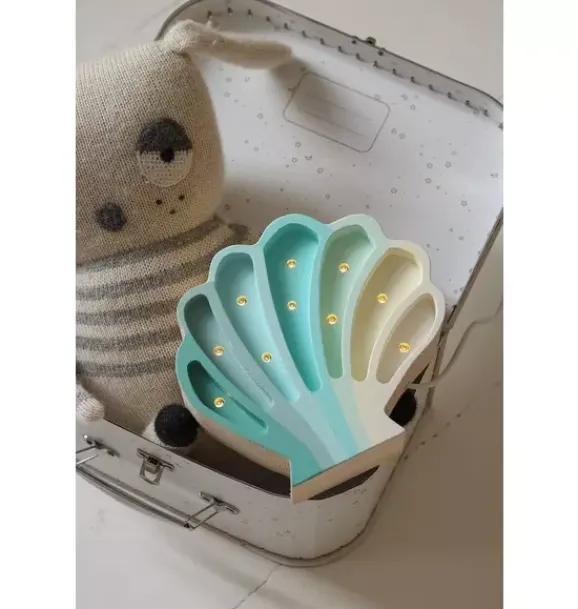 Janie and Jack Lighting-Mini Seashell Lamp bermuda sky